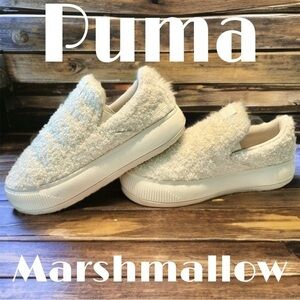 Suede Mayu Slip-On Platform Sneakers Woman’s Sz 9 🔥Like New